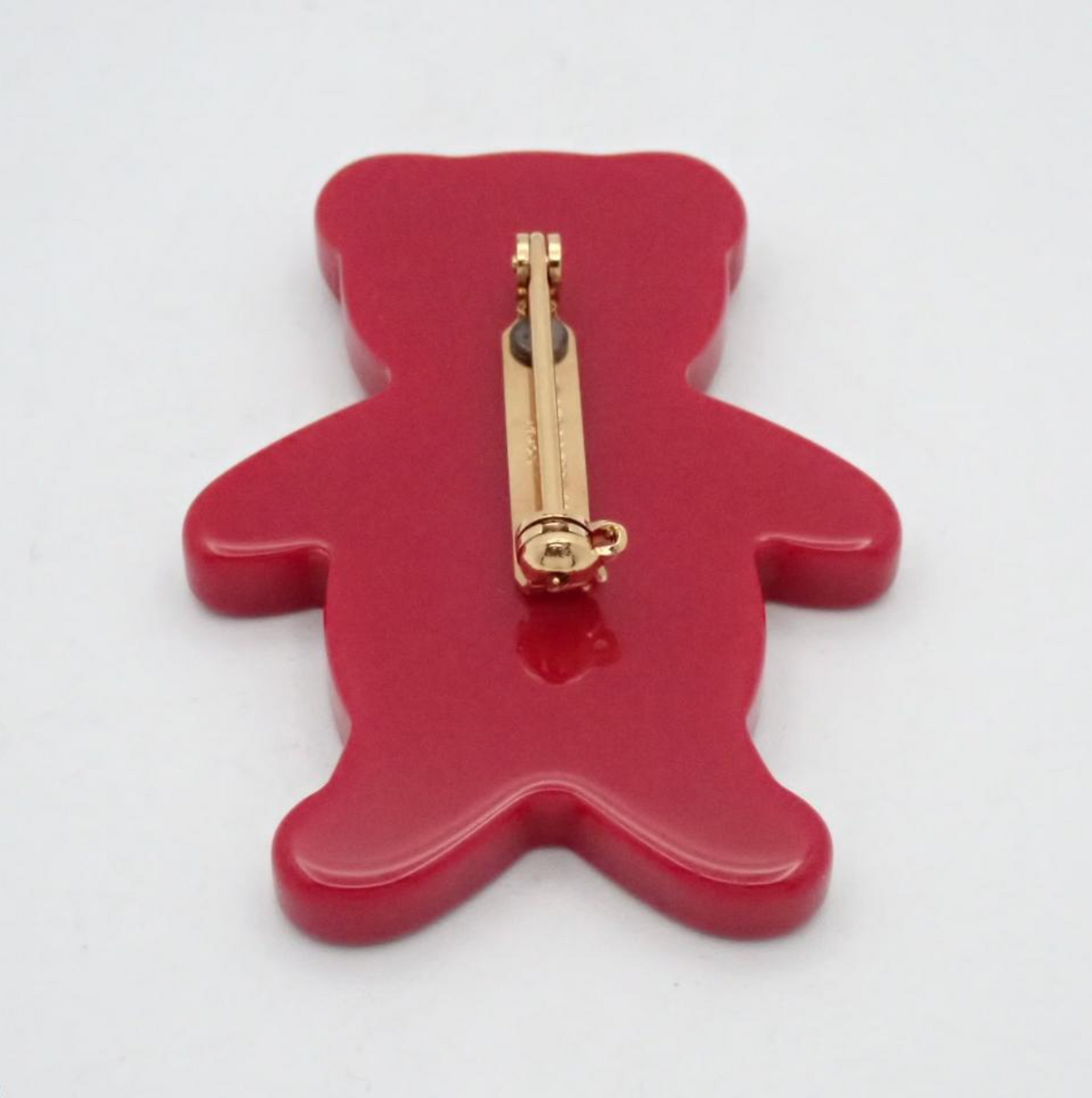 7670 - Louis Vuitton Monogram Broche Nounours Teddy Bear Brooch - Image 3