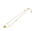 7695 - Louis Vuitton Vivienne Necklace Gold Tone - Image 1