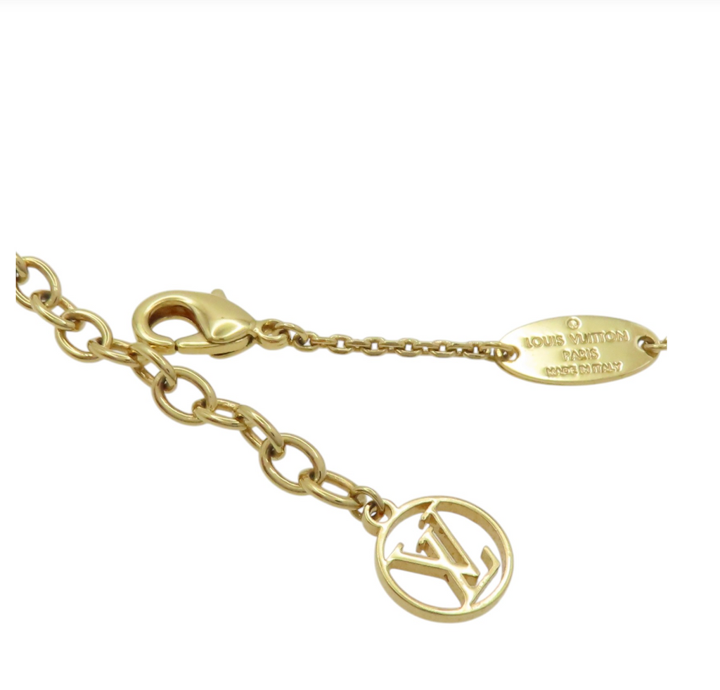 7695 - Louis Vuitton Vivienne Necklace Gold Tone - Image 4