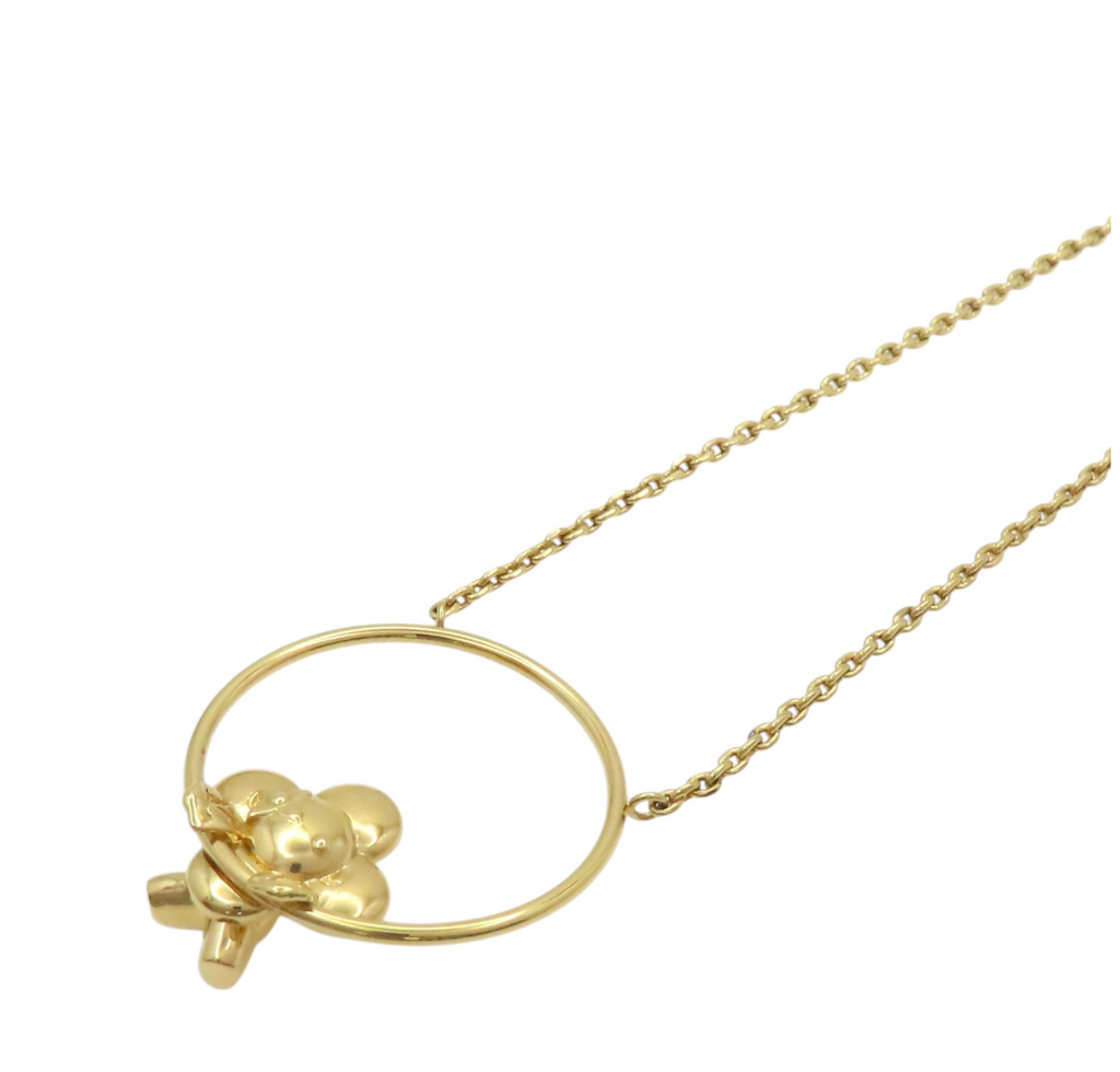 7695 - Louis Vuitton Vivienne Necklace Gold Tone - Image 5
