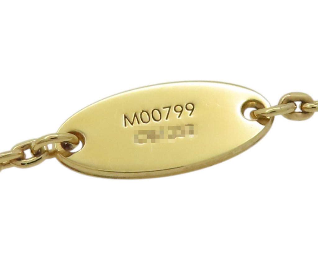 7695 - Louis Vuitton Vivienne Necklace Gold Tone - Image 6