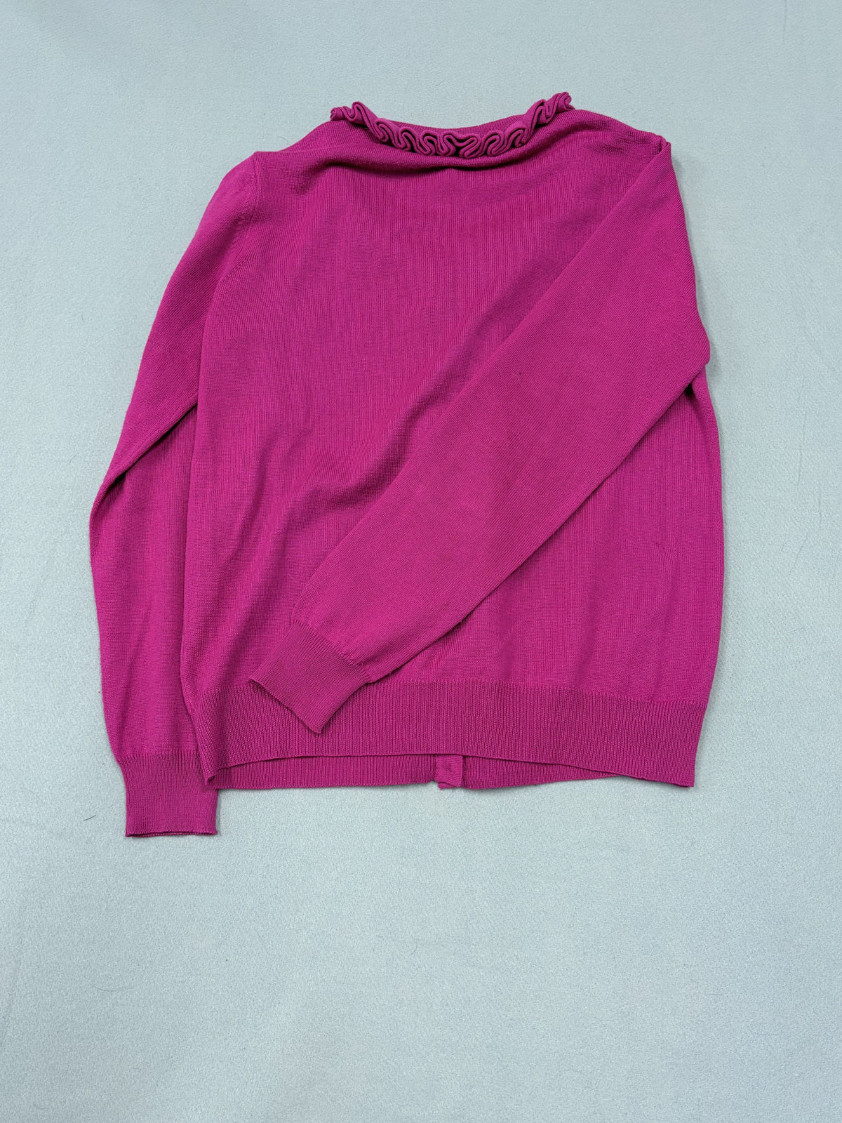 Love Moschino Pink Knit Sweater Cherry Cupcake Patch New - Size 8 / Fuchsia / New with Tags - Image 5