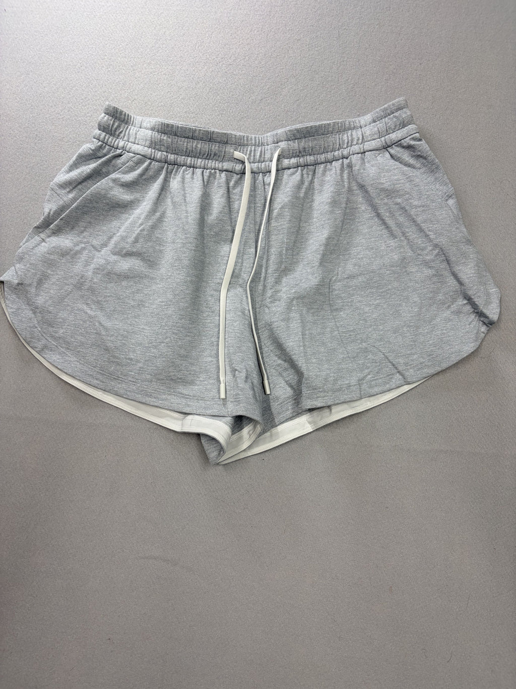 Lululemon Inner Glow Shorts Light Grey Dolphin Shorts Drawstring Women's - Image 1