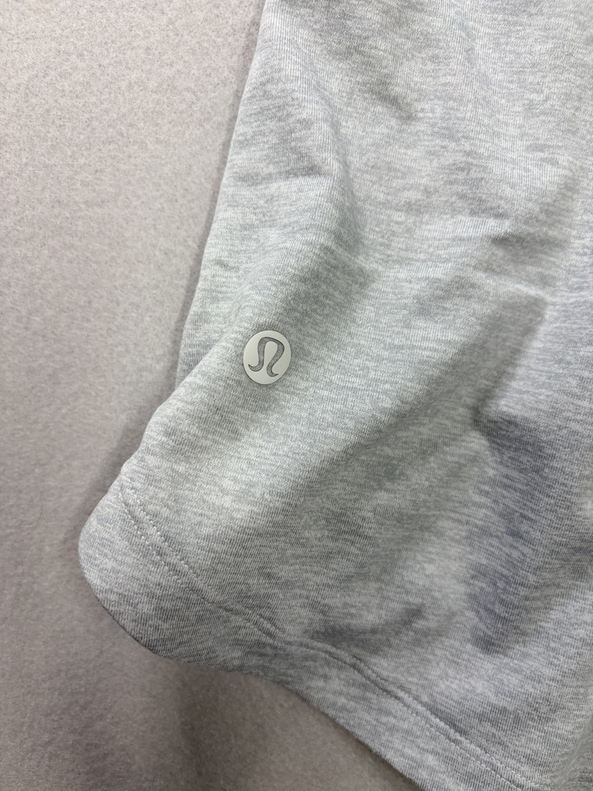 Lululemon Inner Glow Shorts Light Grey Dolphin Shorts Drawstring Women's - Image 3