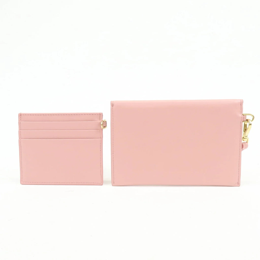6836 - Miu Miu Madras Love Envelope Pouch Wristlet Pink Crystal Heart - Image 2
