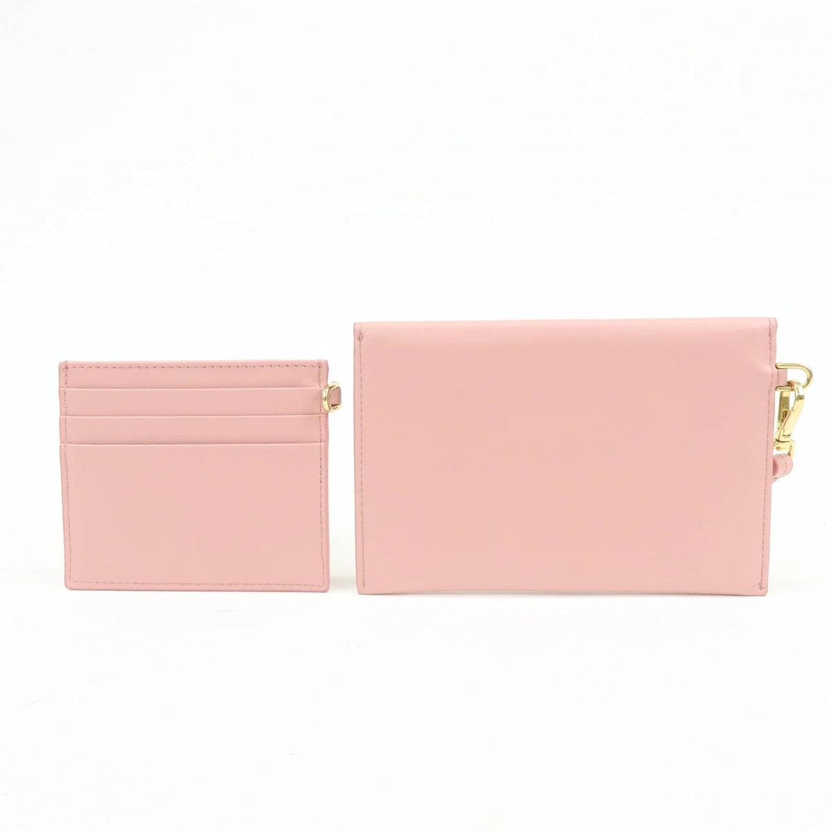 6836 - Miu Miu Madras Love Envelope Pouch Wristlet Pink Crystal Heart - Image 2