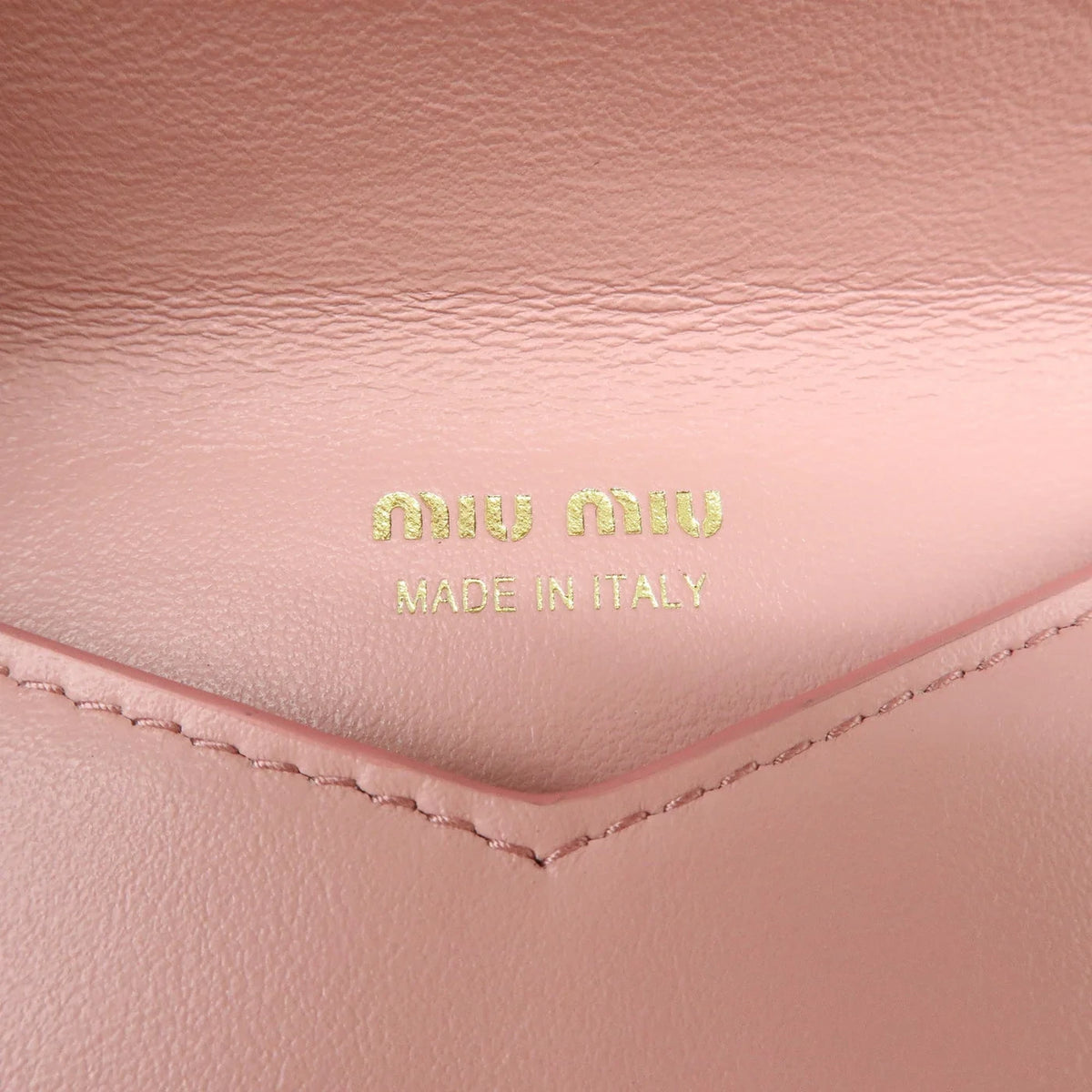 6836 - Miu Miu Madras Love Envelope Pouch Wristlet Pink Crystal Heart - Image 5
