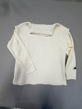 New Balance Quilted Pullover Size M White NB Logo Made in Thailand - Image 1