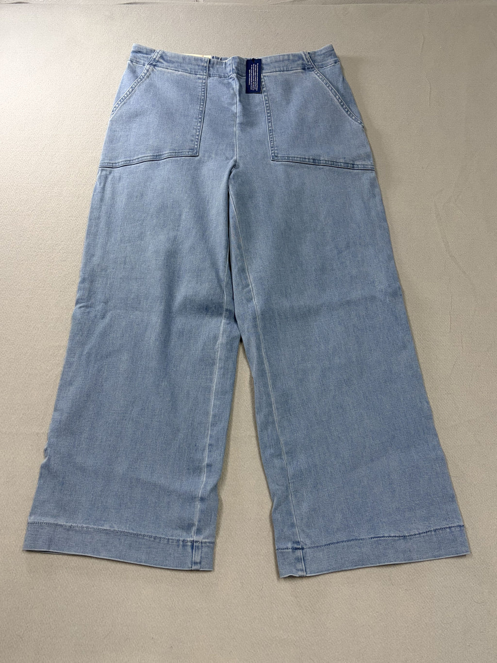 NIC+ZOE NZ Denim Light Wash Wide Leg Cropped Jeans Size 29 Women's - Image 1