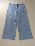 NIC+ZOE NZ Denim Light Wash Wide Leg Cropped Jeans Size 29 Women's - Image 1