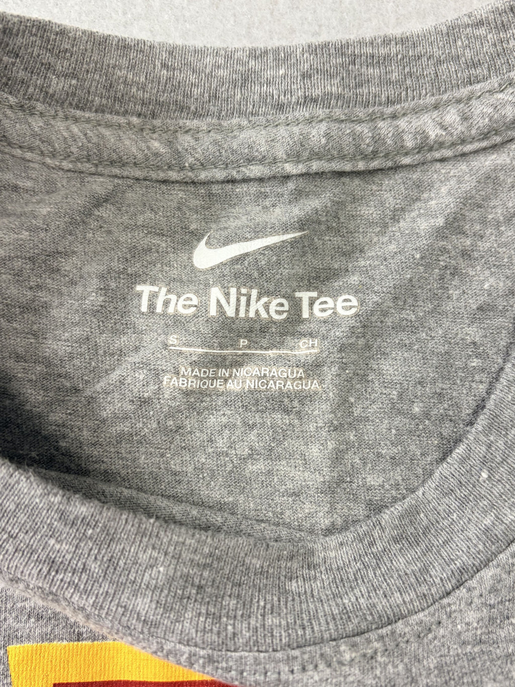 Nike Iowa State Cyclones The Nike Tee I STATE T-Shirt S/P/CH Gray Men's Size S - Image 3