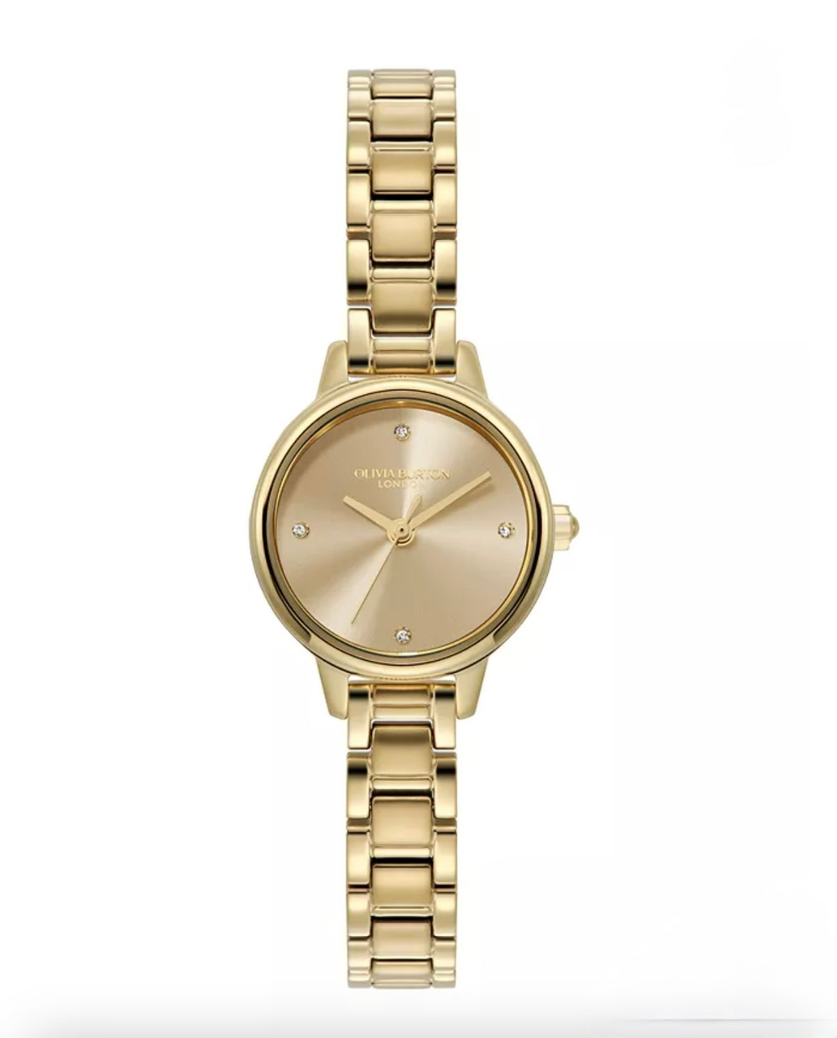 Olivia Burton Women's Mini Classic Gold Tone Stainless Steel Bracelet Watch, 23mm - New - Image 1