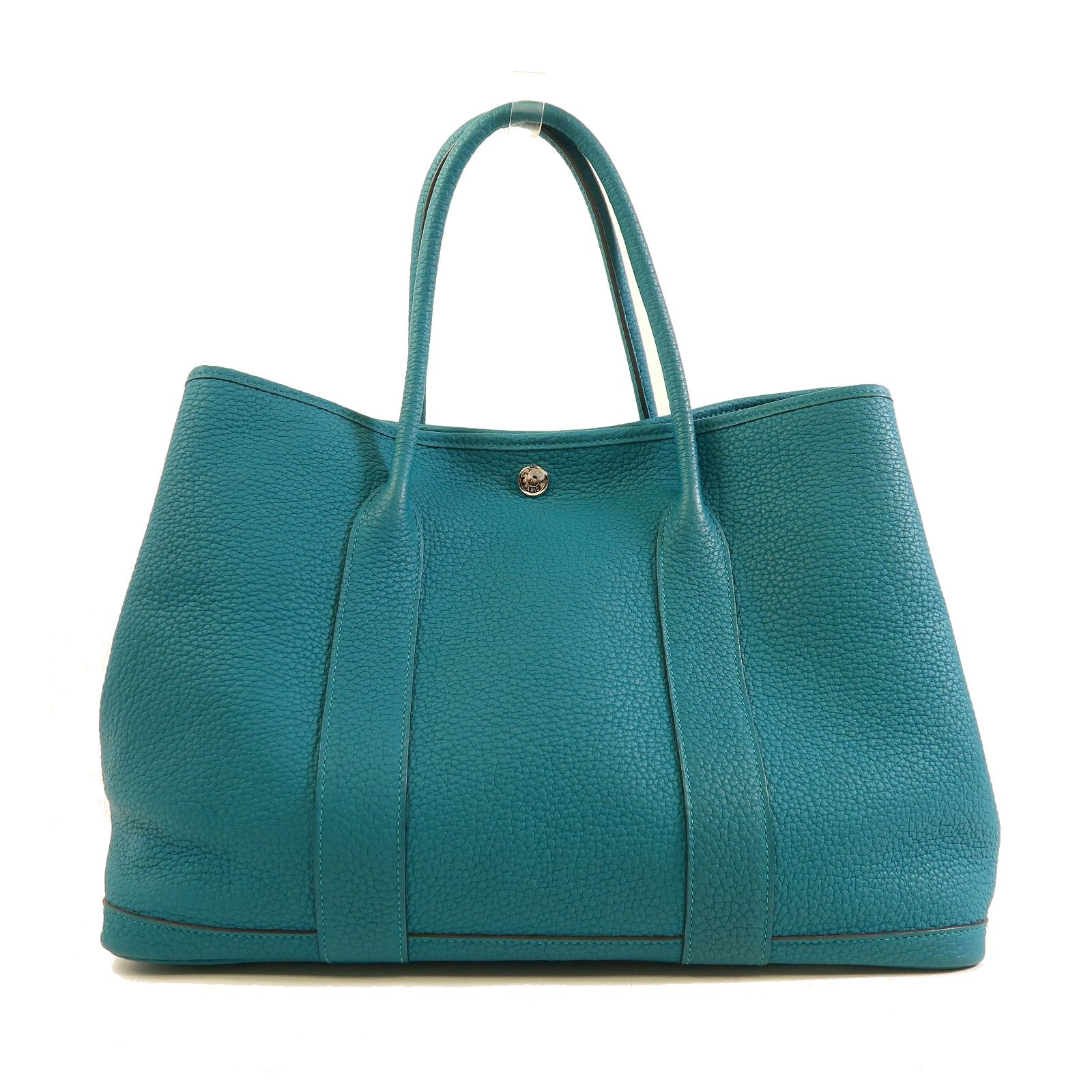 6937 - Hermes Nagonda Leather Garden Party PM Teal