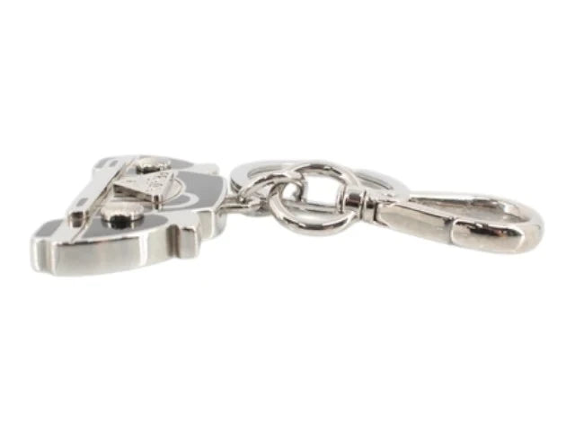 7531 - Prada Car Motif Keychain / Silver X Black / With Box - Image 3