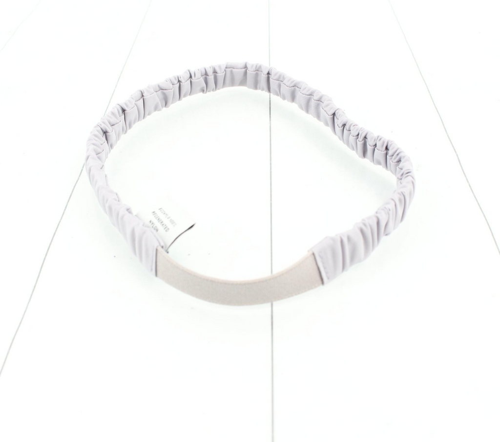 7665 - Prada Triangle Logo Ruched Elastic Headband - NIB - Image 2