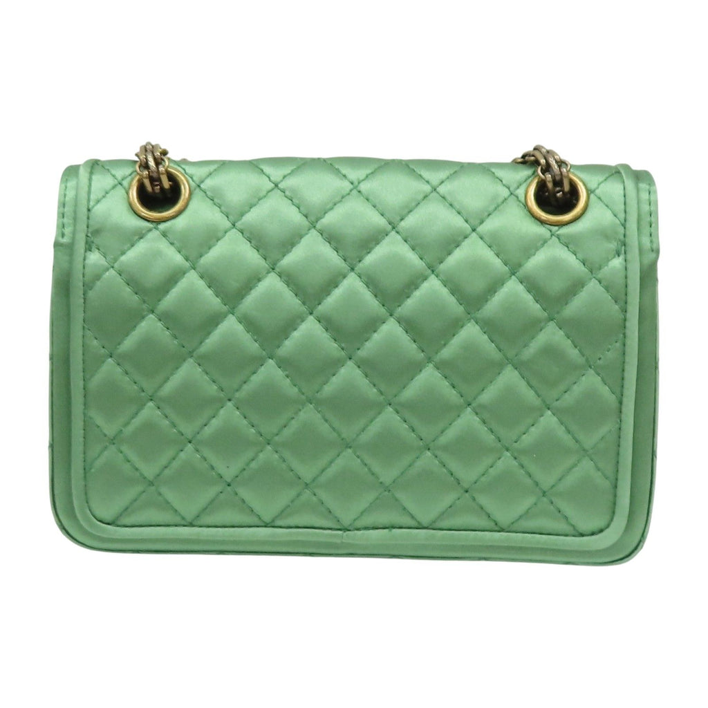 6936 - Chanel Quilted Satin 2.55 Reissue Flap Green