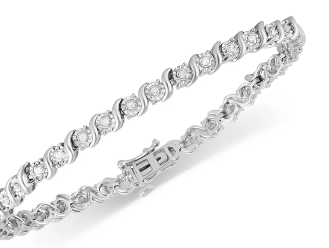 R.H. Macy & Co. KB28241-DWSC-MCY Diamond Bracelet 1/2 CT.TW IJ/I3 Box - Image 1