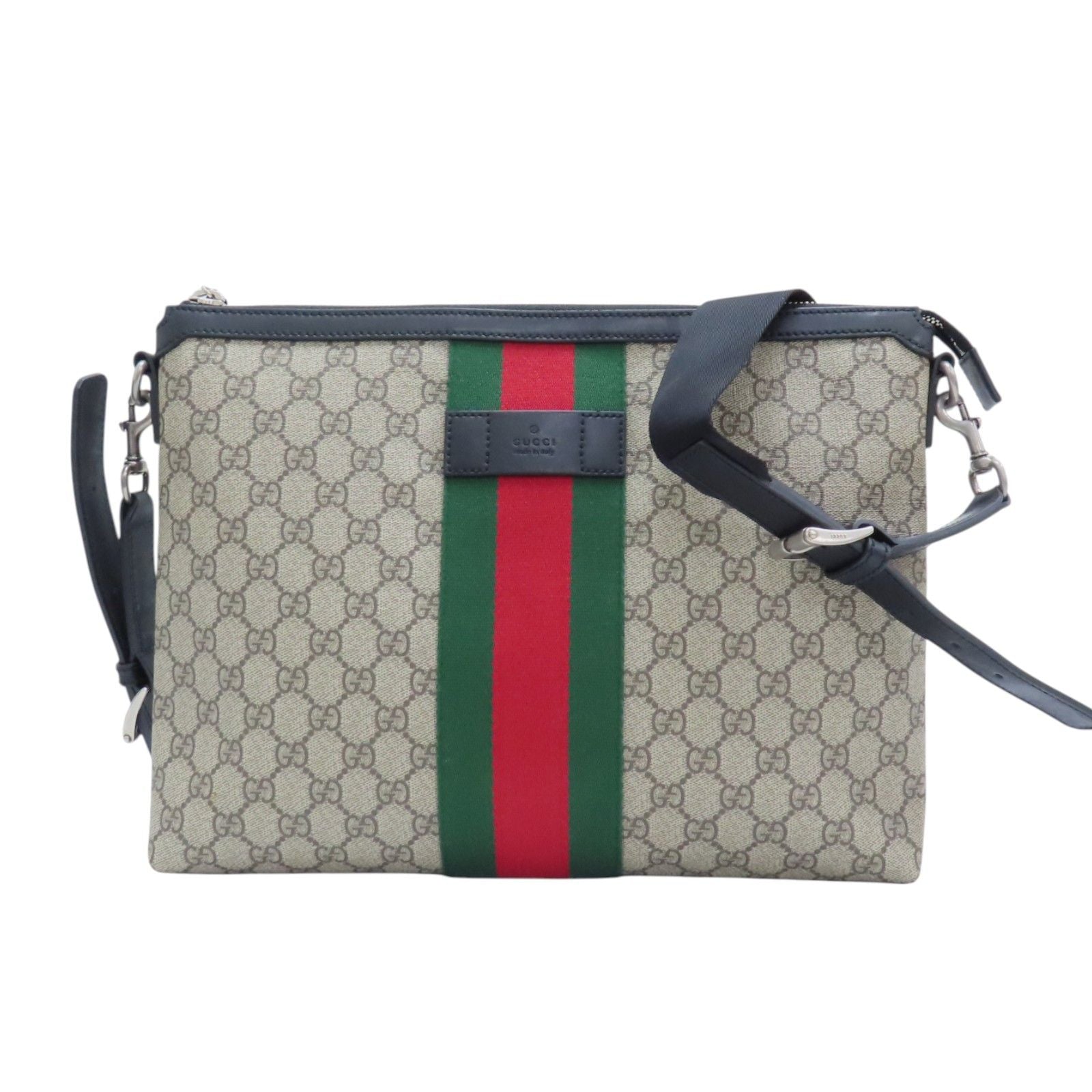 Gucci Supreme Canvas Messenger Olive