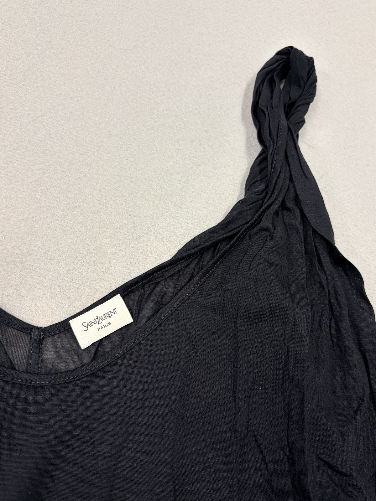 Saint Laurent 520208 Y537W 002 Camisole Top Black M Women's - Image 2