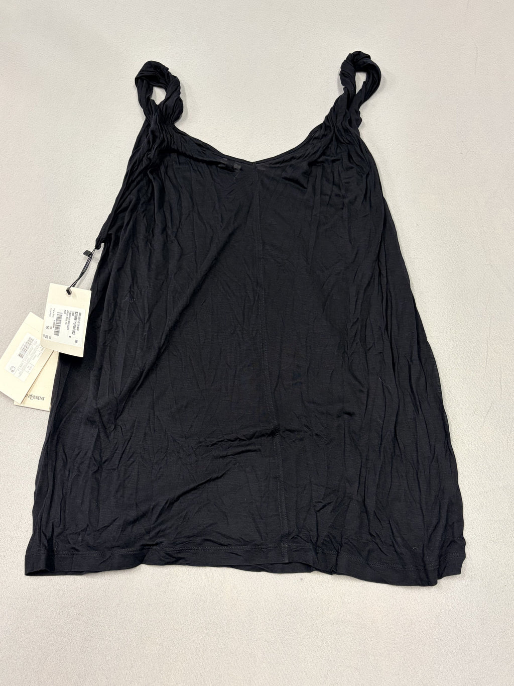 Saint Laurent 520208 Y537W 002 Camisole Top Black M Women's - Image 4