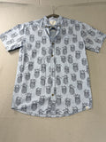Sovereign Code Boys Black Pineapple Button Up Shirt XL 18-20 - Image 1