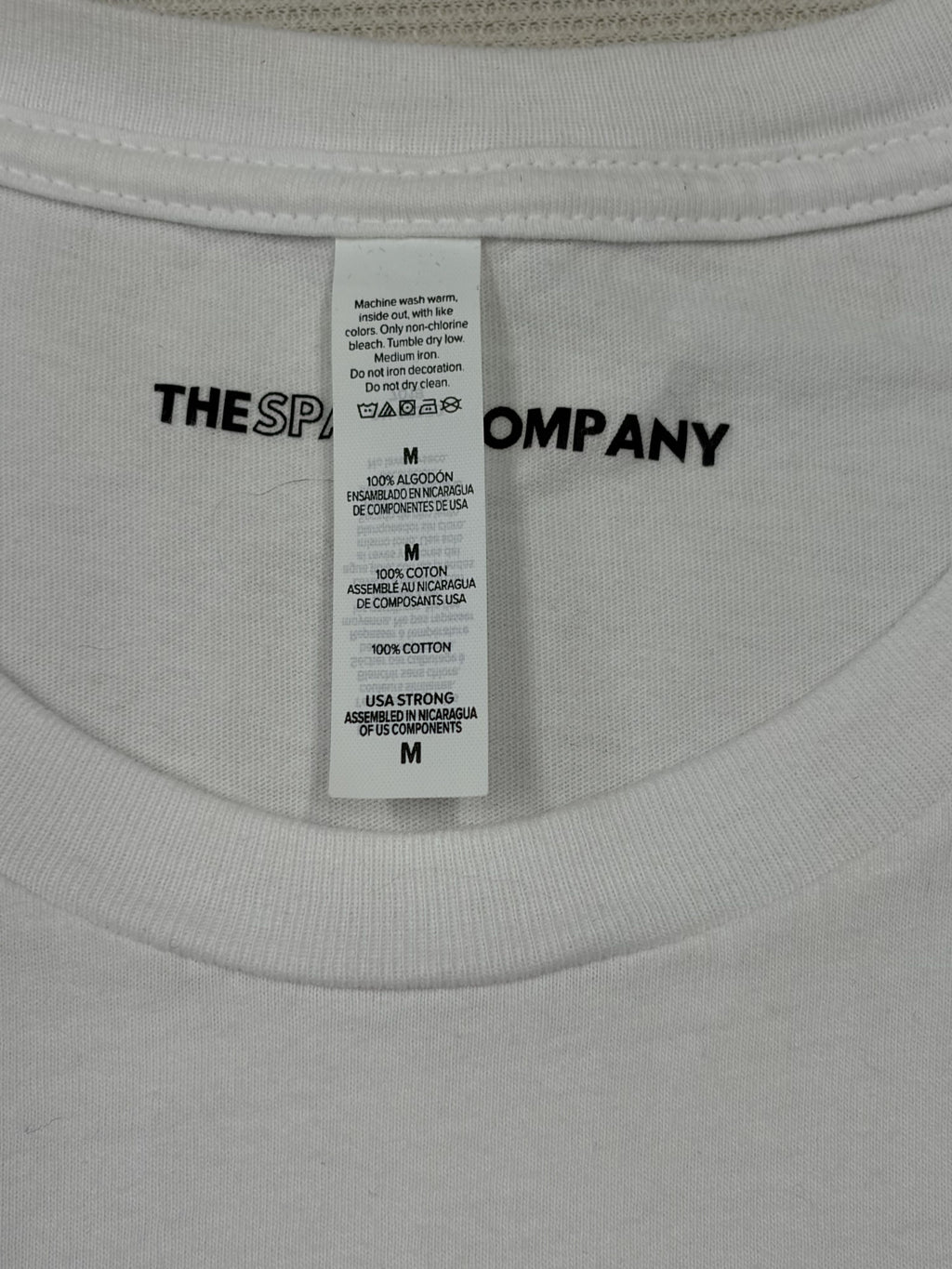 The Spark Company Queen Of Hearts Embroidered White Cotton M T-Shirt - Image 3