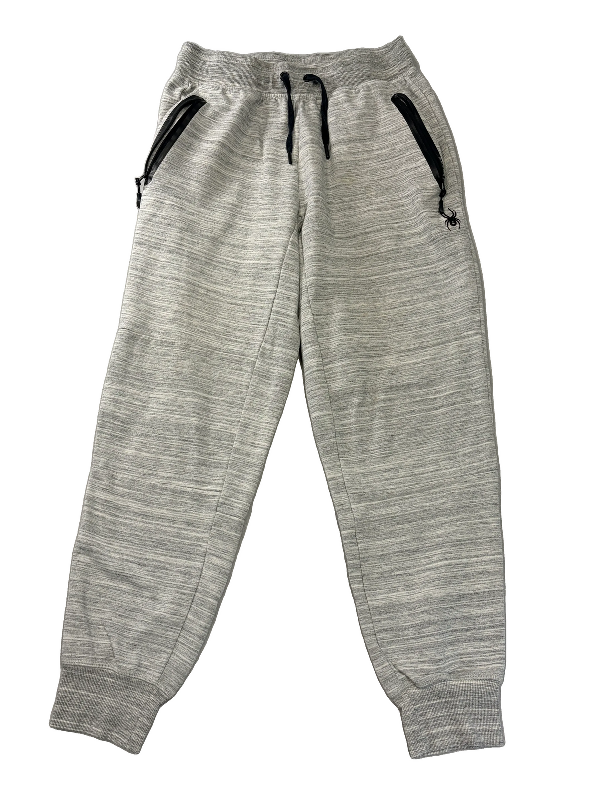 Spyder Active Mens Medium Gray Joggers Zip Pockets - Image 1