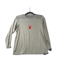 Spyder H2O Surf Sand Long Sleeve Rash Guard Gray XL/TG - Image 1