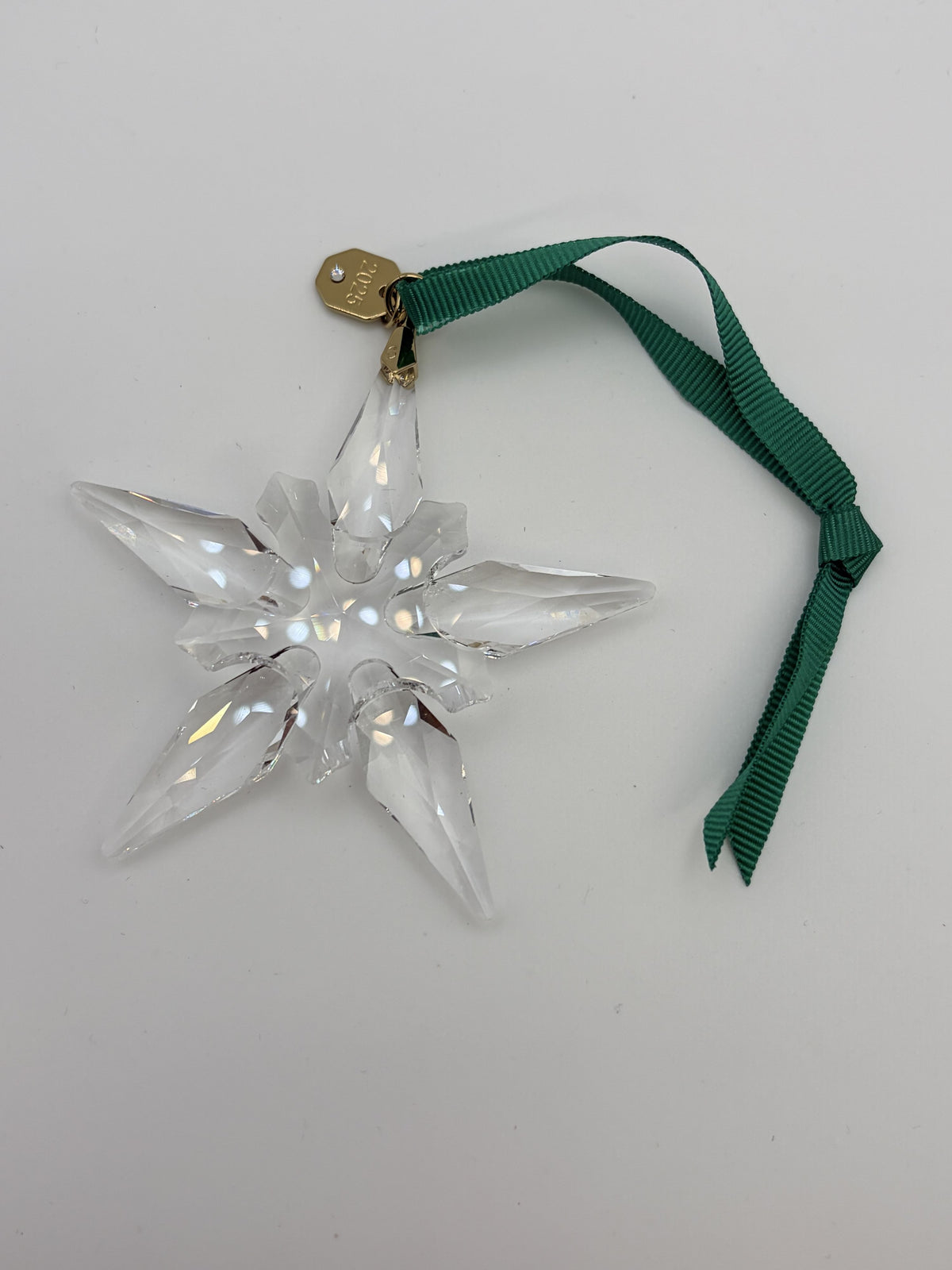 Swarovski Annual Edition Ornament 2025 Box Green Octagonal - Image 7