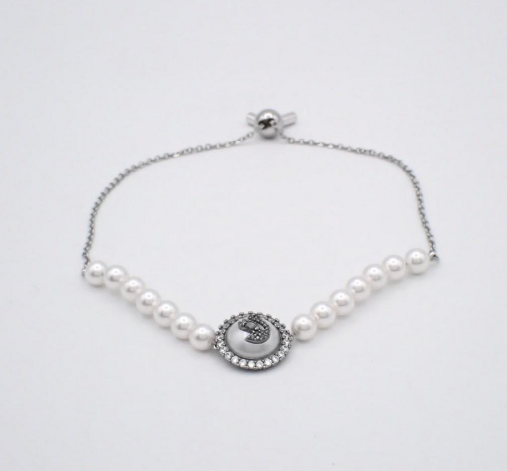 Swarovski Iconic Swan Crystal Pearl Adjustable Bracelet - Image 4
