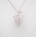 Swarovski Pavé Strawberry Pendant Necklace - New in Box - Image 1