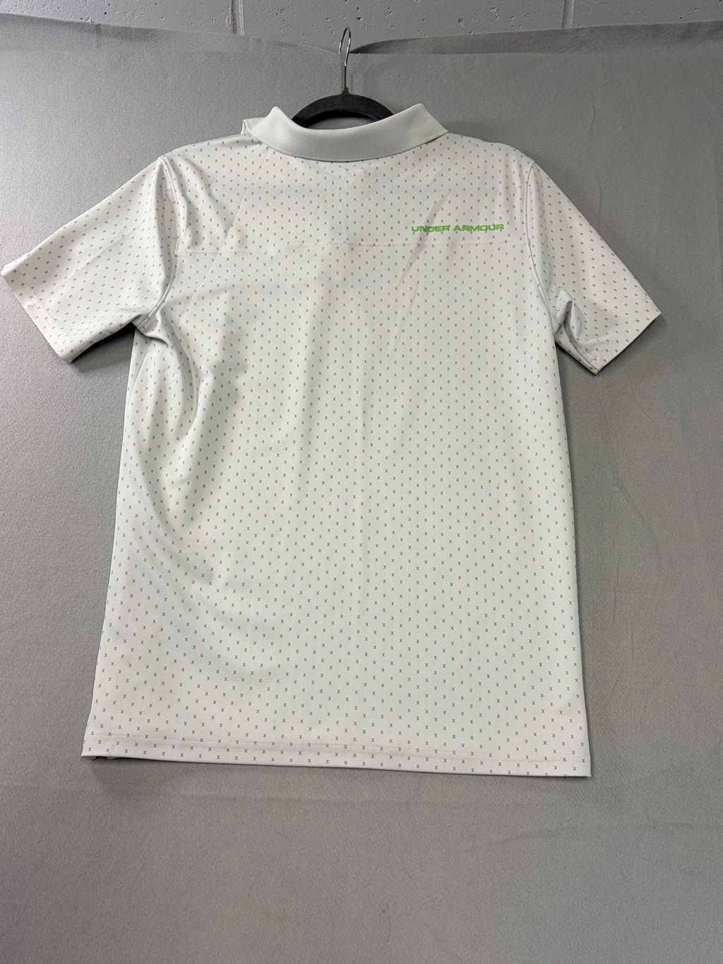 Under Armour Playoff 3.0 Printed Polo White Micro X YXL Loose Kids' - Image 3