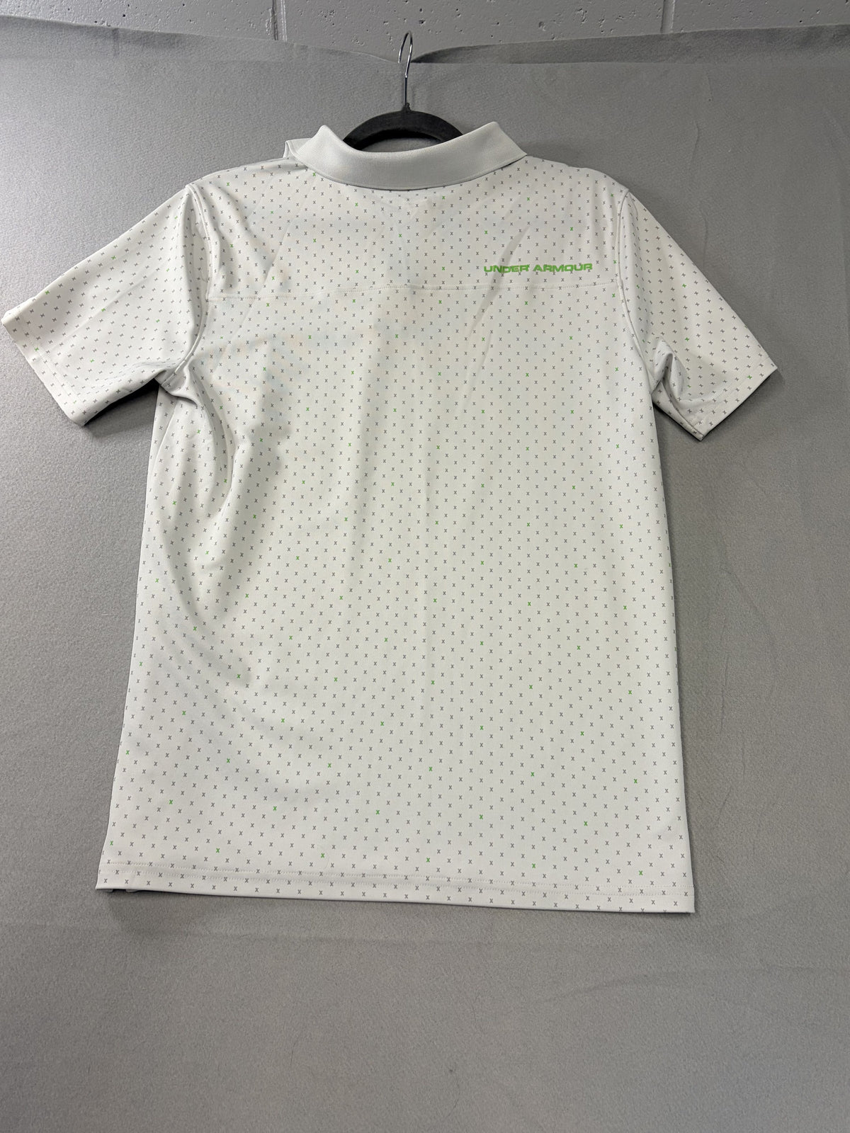 Under Armour Playoff 3.0 Printed Polo White Micro X YXL Loose Kids' - Image 3