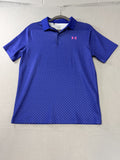 Under Armour Tech Polo YXL Blue Performance Shirt Jordan Kids' - Image 1