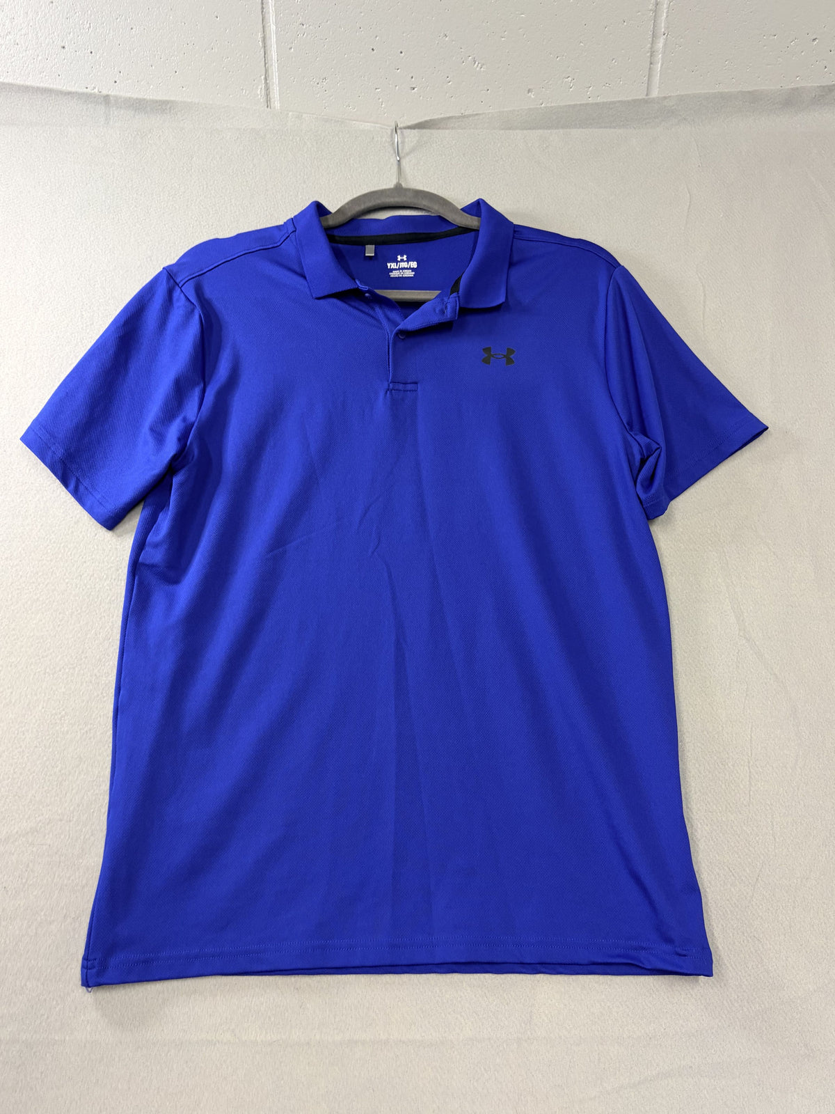 Under Armour Tech Polo YXL Blue Polo Shirt Kids - Image 1