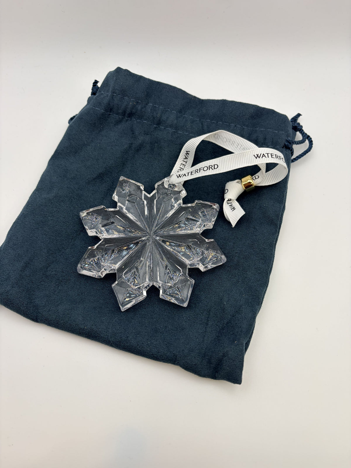 Waterford Annual Snowcrystal 1077825 Christmas Ornament Crystal Snowflake - Image 4