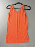 Yelete Seamless V-neck Tank Top One Size Orange - Image 1