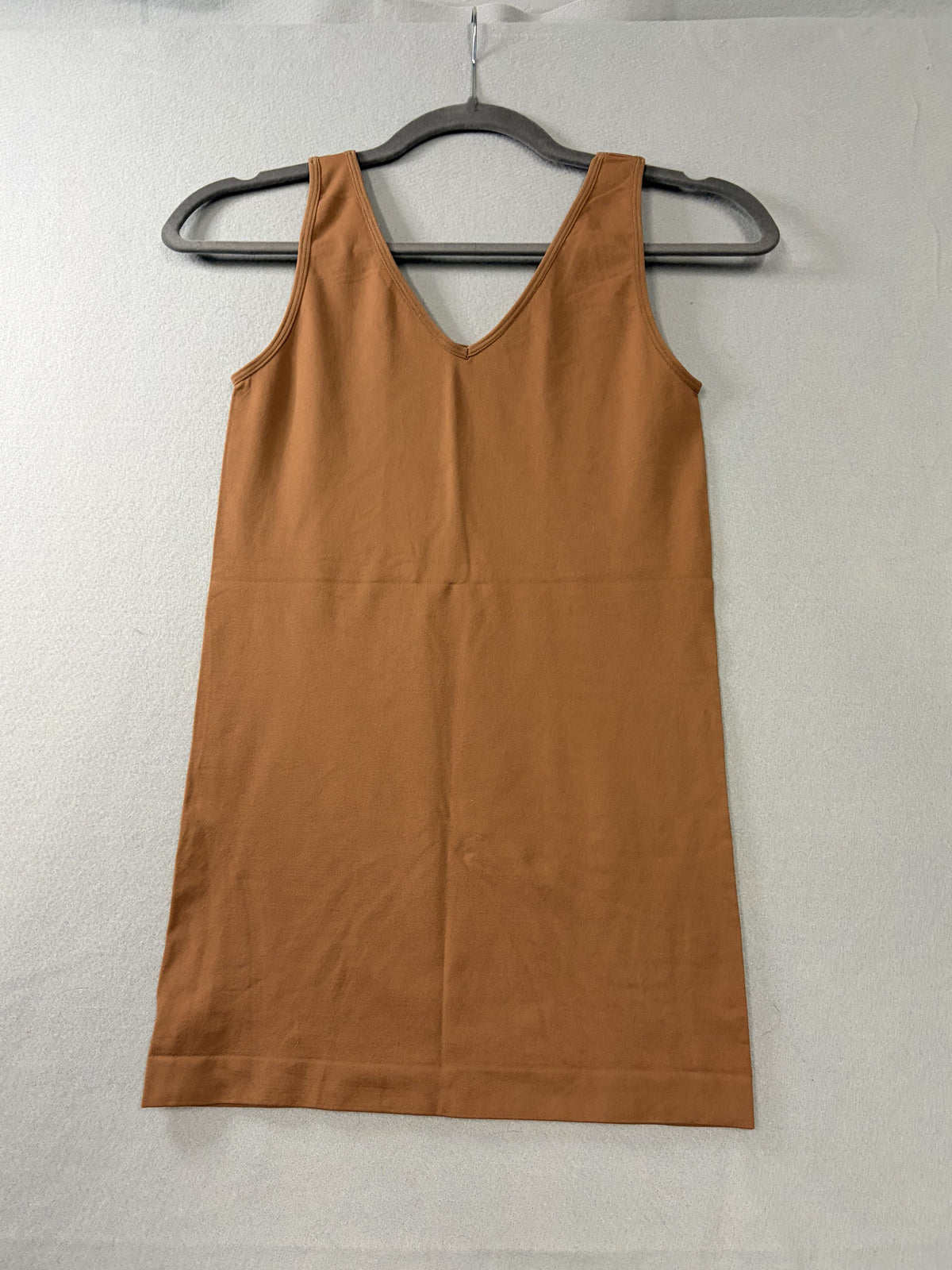 YELI.TS Brown Scoop Neck Tank Top One Size Seamless Women's - Image 3